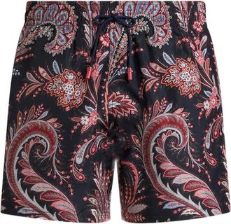Etro Costume da bagno con stampa paisley - Blu