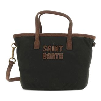 MC2 Saint Barth City Bag Mini Wax - Bags - Mujer - Negro - ONE SIZE