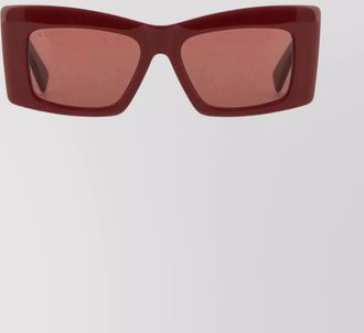 Gucci stylish square frame sunglasses with colored lenses