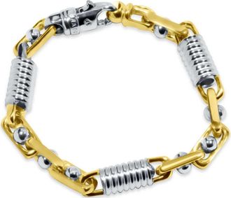 Pompeii3 Mens Link 14k Gold (69gram) or Platinum (111gram) 7.5-8.5mm Bracelet 8.5