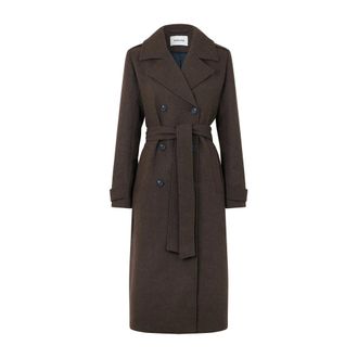 Modstr&ouml;m Dames, Mantels, Bruin, Maat: XL