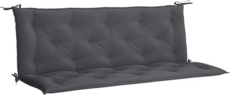 vidaXL Coj&iacute;n De Banco De Jard&iacute;n Tela Oxford Antracita 150x(50+50)x7 Cm Vidaxl