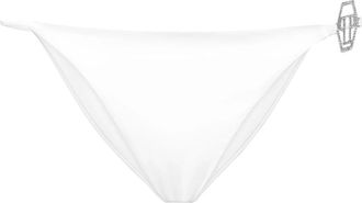 Philipp Plein Swimwear Bottom Slip Crystal - Dames - Bikinis - Wit - S - Badmode