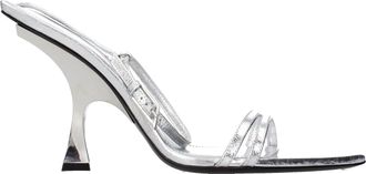 The Attico De Attico Ester Damess Sandalen zilver leer
