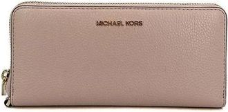 Michael Kors Jet Set Travel Large Travel Continental - Dames - Portefeuilles - Beige - ONE Size - Leer - Accessoires