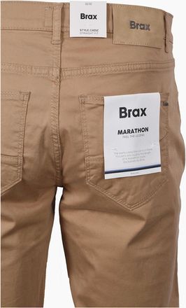 Brax Mens BRAX CADIZ COTTON JEANS TAN - Brown - Size: 38/32