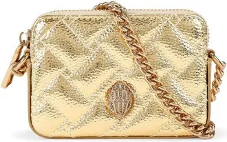 Kurt Geiger Micro Kensington Camera Bag in Gold at Nordstrom