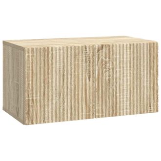 vidaXL Mueble Para Tv De Pared Roble Sonoma 59,5 X 31 X 30 Cm Vidaxl