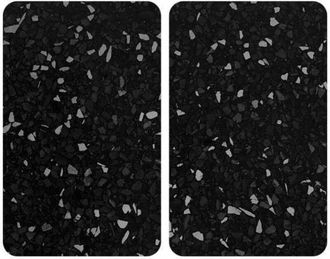 WENKO Copertura per fornello universale terrazzo, set 2 pezzi per tutti i tipi di fornelli in vetro temperato, utilizzabile anche come tagliere, igienico