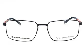 Under Armour UA5077G Beta Titanium Frame Eyeglasses - Black