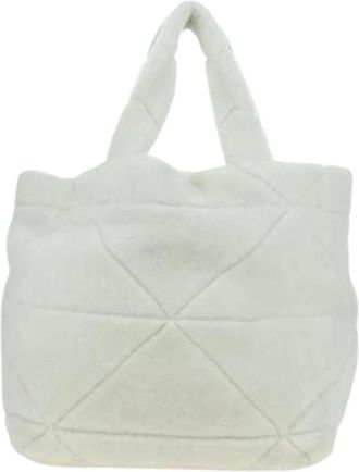 Prada Pre-owned Tote Bag - Dames - Vintage Shopper - Wit - ONE Size - Vintage