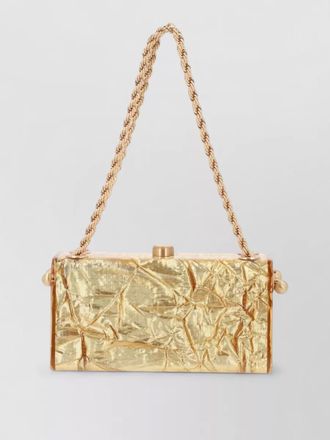Cult Gaia hajar clutch bag chain strap rectangle
