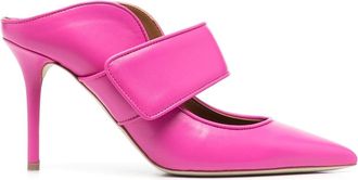 Malone Souliers pointed-toe leather mules - women - Calf Leather/Calf Leather/Calf Leather - 36.5 - Pink