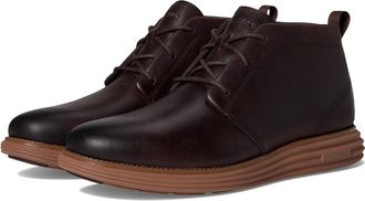 Cole Haan Originalgrand Remastered Waterproof Chukka Boots Mens Boots Chocolate Raisin/Natural/Dark Sequoia Wp : 11.5 D - Medium, Leather