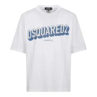 Dsquared2 Hombre, Camisetas, Blanco, Talla: XL