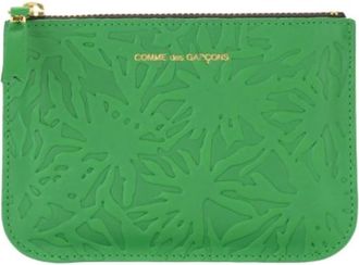 Comme Des Gar&ccedil;ons Pochette Wallet Embossed Forest - unisex - Portefeuilles - Groen - ONE Size - Leer - Accessoires