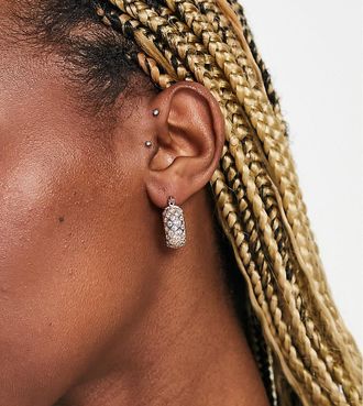 Reclaimed Vintage antique mini gold hoops