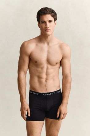 GANT Men 3-Pack Boxer Briefs (L) BLACK