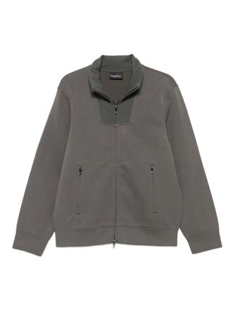 Emporio Armani Trui met vlakken en rits - Grijs
