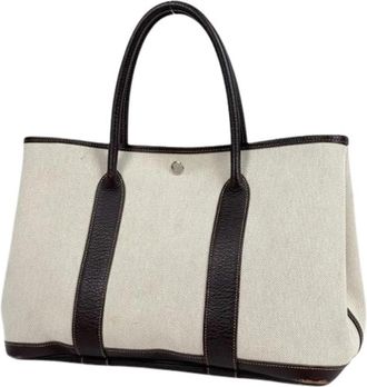 Herm&egrave;s Pre-owned Vintage Tote Bag - Dames - Vintage Shopper - Beige - ONE Size - Vintage
