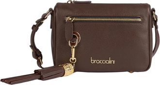 Braccialini Margot Crossbody Tas - Dames - Tassen - Bruin - Maat: ONE Size Leer