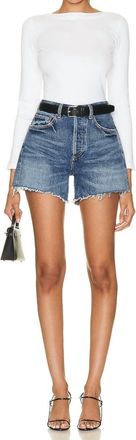 Citizens Of Humanity Annabelle Long Vintage Relaxed Short In Amaretto