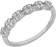 Bony Levy Audrey Diamond Stacking Ring in 18K White Gold at Nordstrom Rack, Size 6.5
