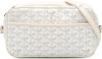 Goyard Borsa a tracolla Sac Cap Vert in tela Goyardine 2018 - Bianco