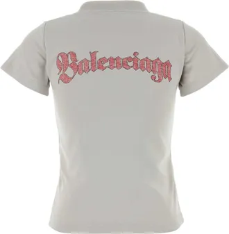 Balenciaga Logo-Print Cotton T-shirt - White