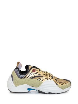 Lanvin Gold Graphic Flash-X Sneakers