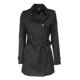 Ralph Lauren Double-Breasted Cotton Blend Trench Coat