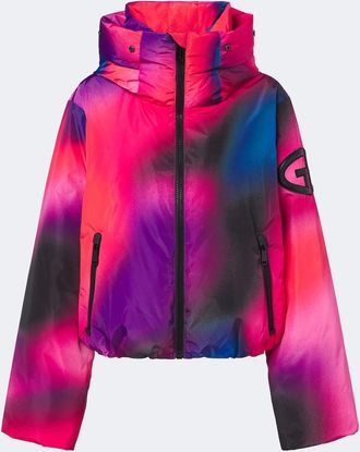Goldbergh Sansu hooded printed ski jacket