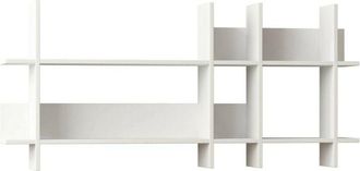Dmora Estanter&iacute;a Dmacerat, Estante, Estante De Pared, Estanter&iacute;as Multiusos, 150x22h70 Cm, Blanco - Dmora