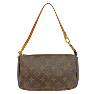 Louis Vuitton Brown Pouch (Pre-Owned)