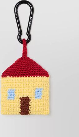 Alanui wool crochet bag charm