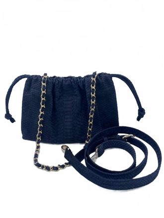 Beirn Vitta Small Crossbody Bag In Washed Navy
