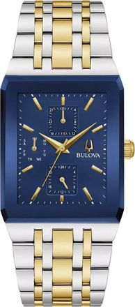 Bulova 98C150 Mens Quadra Watch - Silver - One Size