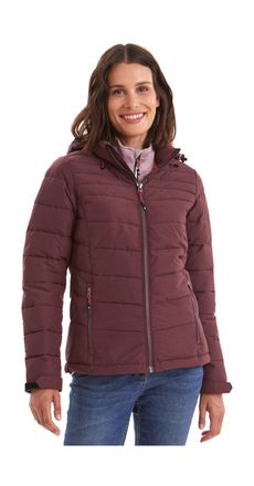 Killtec Steppjacke KILLTEC Skane WMN Quilted JCKT A, Damen, Gr. 40, lila (pflaume), 100% Polyester, Jacken Steppjacke