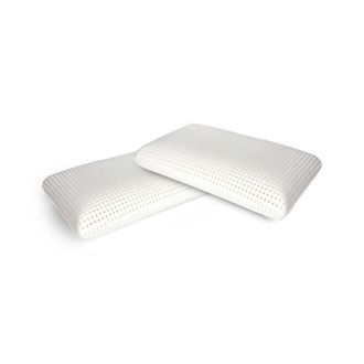 Talamo Italia Set Of 4 Pillows For Bed, 100% Made In Italy, Removable soap Pillow In Perforated Memory Foam, Hypoallergenic And Breathable, 70x40xh16 Cm, Con Embala
