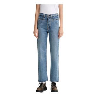 Levi's Dames, Jeans, Blauw, Maat: W26 L32 Denim