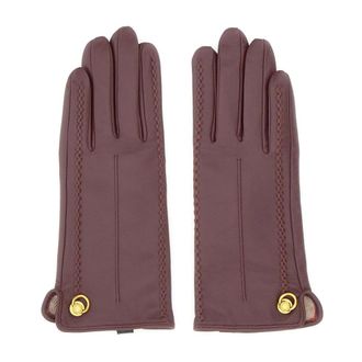 Gianni Chiarini Gloves, female, Purple, Size: M Soft Nappa Gloves