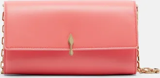 Christian Louboutin Bettina Small leather wallet on chain