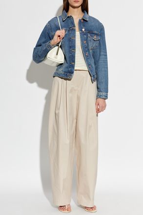 Emporio Armani Denim Jacket, Womens, Navy Blue