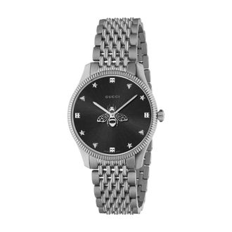 Gucci Accessoires, Dames, Grijs, ONE Size, Tweed, Ya 1264154 Horloge