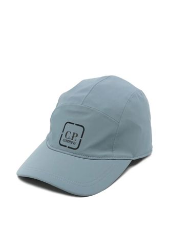 C.P. Company logo-print five-panel cap - men - Fabric - One Size - Blue