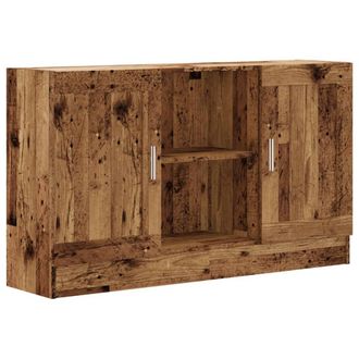 Berkfield Home Sideboard Old Wood 120x30.5x70 cm Engineered Wood in Brown
