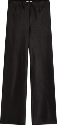 Vince Wide-leg Satin Trousers - Black - XL (UK16 / XL)