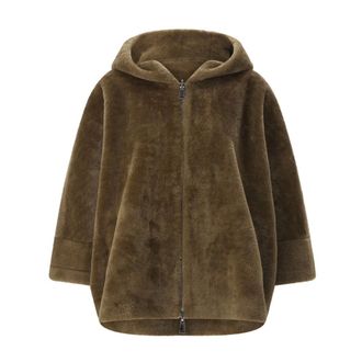 Betta Corradi Giacche in ecopelliccia e montone - - Jackets - Donna - Verde - M