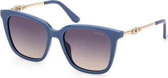 Guess GU7886 92B Womens Sunglasses Blue Size 53