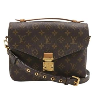 Louis Vuitton Pre-owned Vintage Canvas Crossbody Bag - Dames - Pre-owned - Bruin - Maat: ONE Size